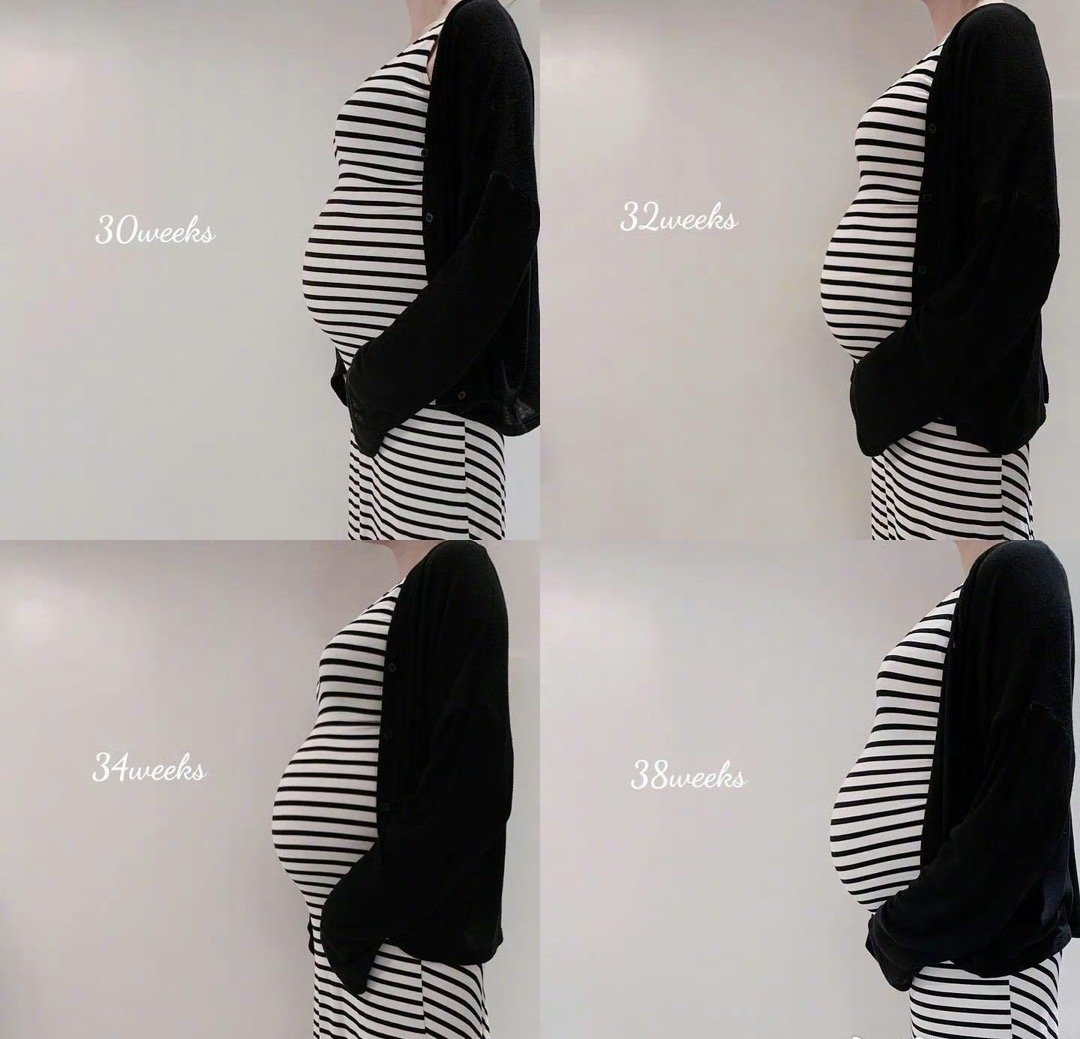 Hồi tháng 11 năm ngoái, vợ Chen bất ngờ chuyển tài khoản mạng xã hội riêng tư sang chế độ công khai. Trên tài khoản này, cô đã khoe hình con gái lúc nhỏ và ảnh bụng bầu của mình. Ảnh: IGNV