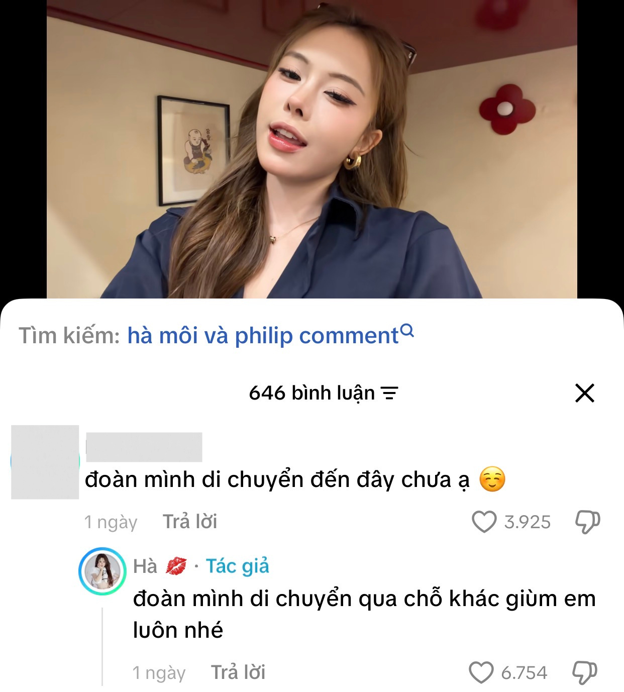 Hà Môi chọn cách đáp trả trực diện với các bình luận công kích