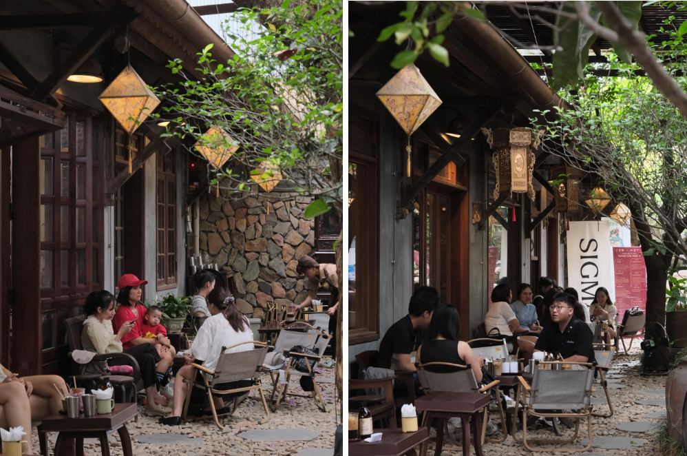 Starbucks Sông Hương, Son Studio Cafe và Thành Cafe cũng trong tình trạng tương tự. Nguồn: Son.studio, Thanh.tphue