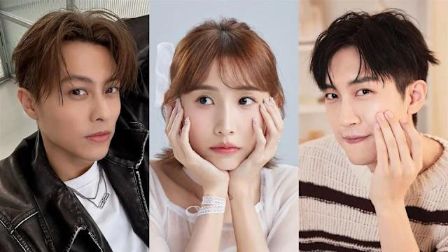 Vương Tử - Quả Quả - Phạm Khương Ngạn Phong (từ trái sang phải) là 3 cái tên drama nhất showbiz Đài Loan (Trung Quốc) vào cuối năm 2025. Ảnh: ETtoday. 