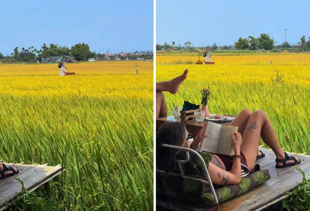   Chỉ cách khoảng 3km nhưng nơi đây có khung cảnh bình yên, trái ngược hoàn toàn với phố cổ Hội An. Nguồn: vonn.huau  