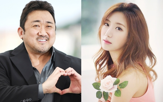 Ma Dong Seok và vợ trẻ sexy có cuộc hôn nhân kín tiếng. Ảnh: Nate.