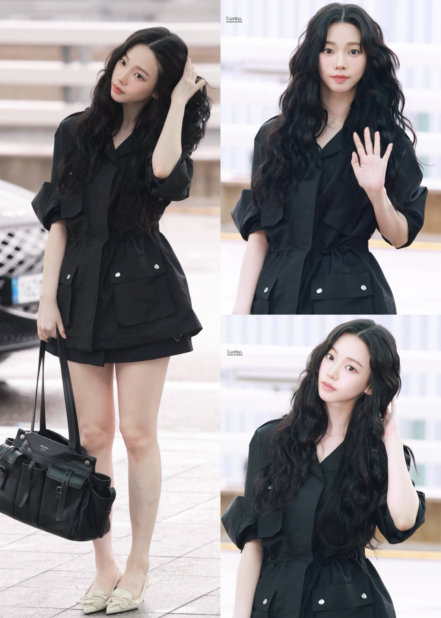 Karina đại diện cho nhà mốt Prada. Ảnh: X