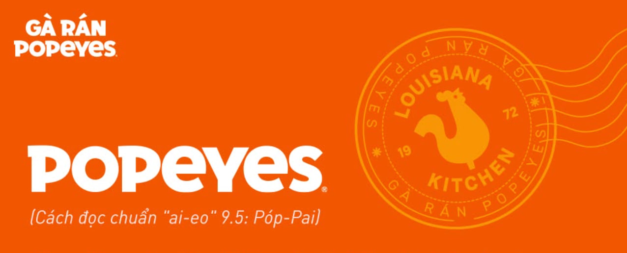 Hàng triệu người Việt vẫn tự tin đọc sai tên hãng gà rán Popeyes: Cách đọc chuẩn khác xa tưởng tượng!