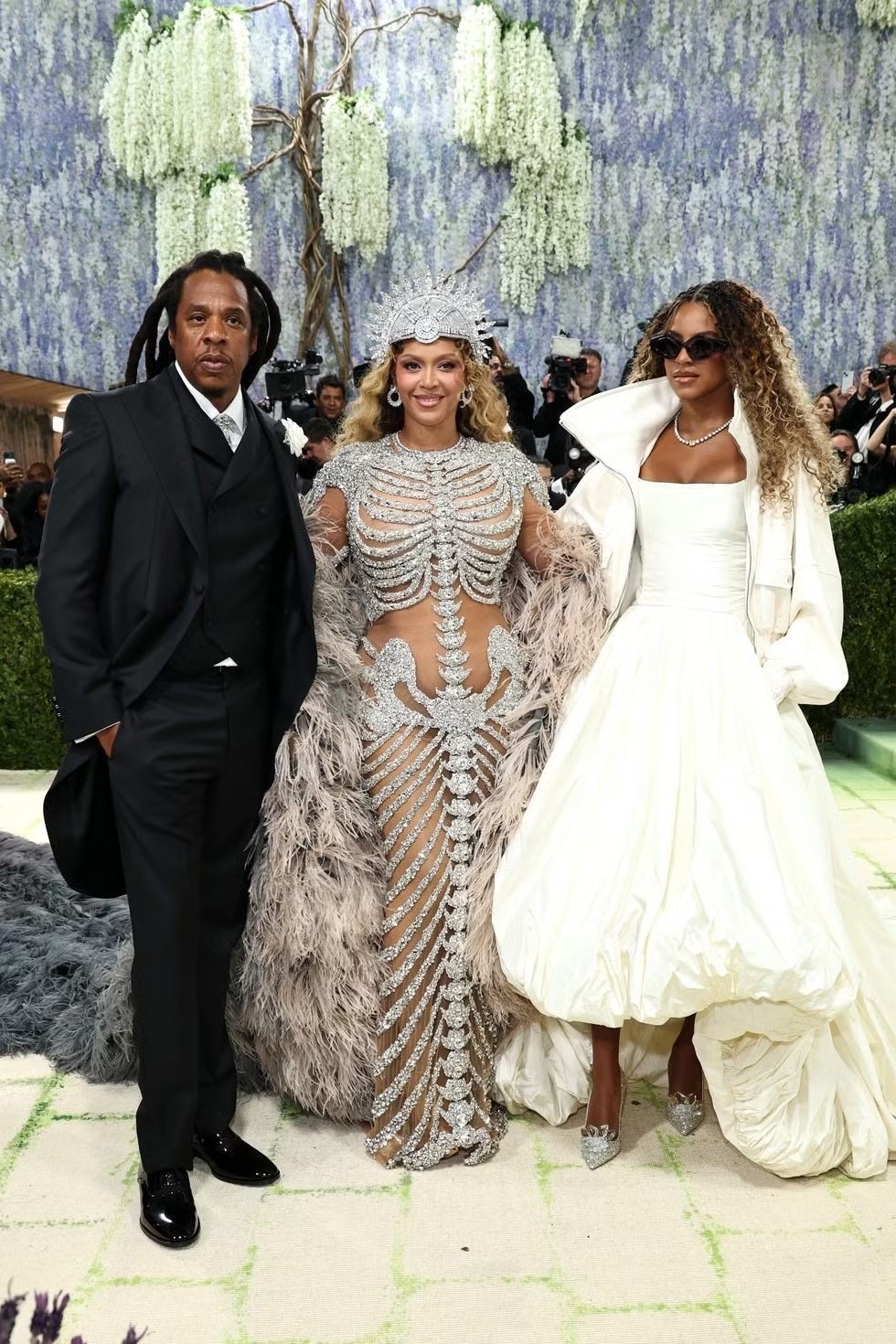 Nhiều netizen chỉ trích việc Blue Ivy được hưởng đặc quyền quá đà và phá luật trắng trợn tại Met Gala năm nay. Ảnh: Getty Images.