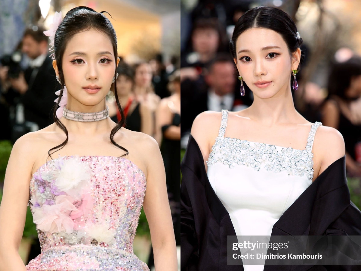 Jisoo - Karina là 2 gương mặt tỏa sáng, nhận được nhiều sự quan tâm từ khán giả châu Á tại Met Gala năm nay. Ảnh: Getty Images