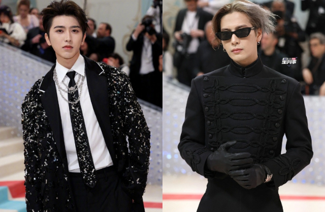 Mời Thái Từ Khôn và Vương Gia Nhĩ đến dự Met Gala, nhưng Vouge - ekip tổ chức - không phân biệt nổi, tag nhầm tên 2 nghệ sĩ. Ảnh: X. 