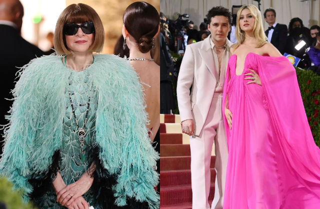Anna Wintour đã cho vợ chồng Brooklyn Beckham và Nicola Peltz ra rìa sau khi họ quay lưng, tố cáo cha mẹ Victoria - David Beckham ầm ĩ . Ảnh: Getty Images, Shutterstock.