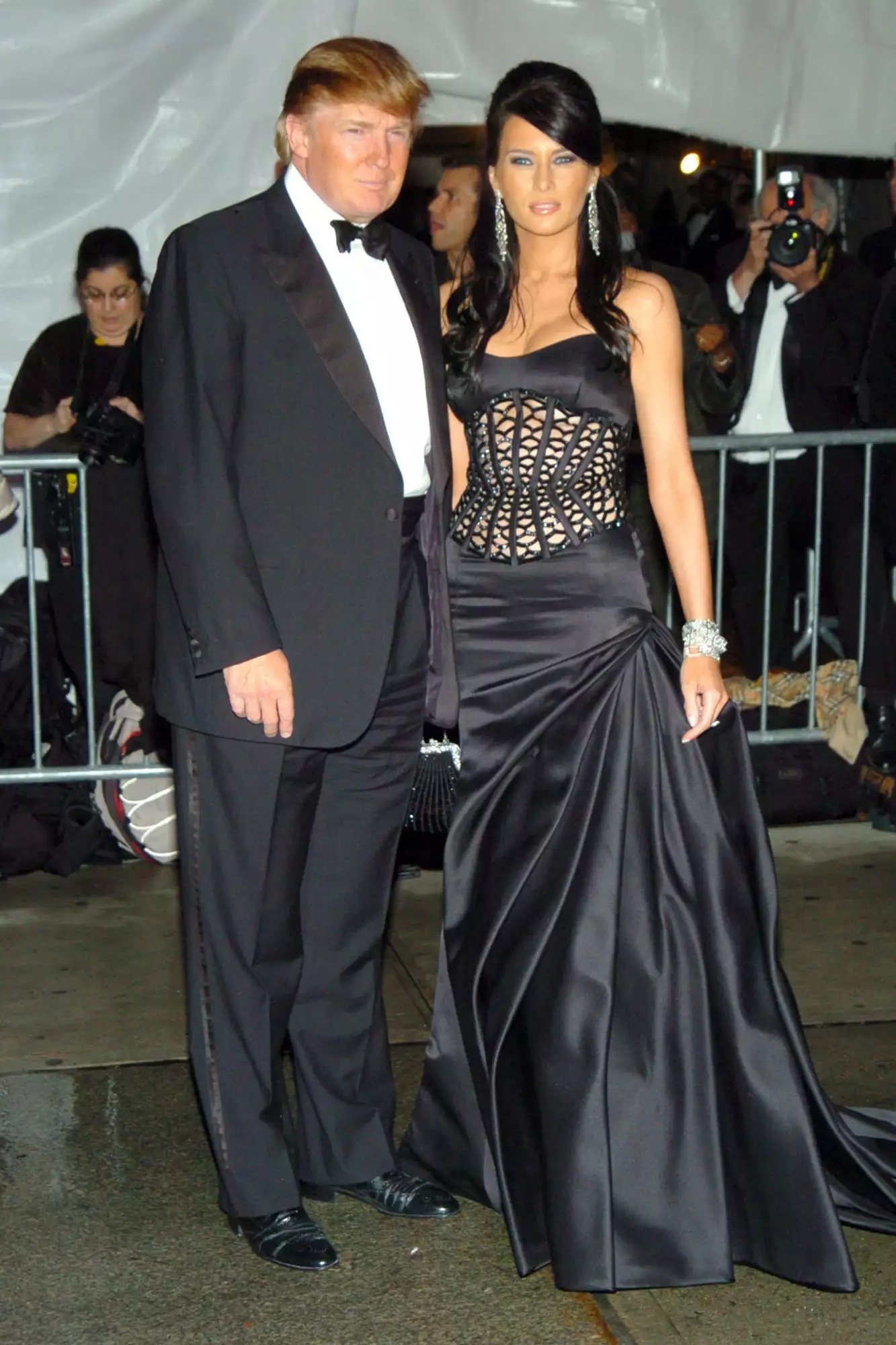 Met Gala 2015 là lần cuối cùng Tổng thống Donald Trump và phu nhân tham dự sự kiện tiếng tăm này. Ảnh: WireImage