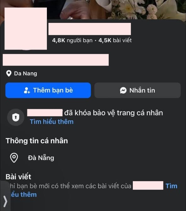 Cô gái tại Đà Nẵng đăng clip vui chơi trong khách sạn với Hải Đăng Doo và Lou Hoàng bất ngờ khoá bảo vệ trang cá nhân 