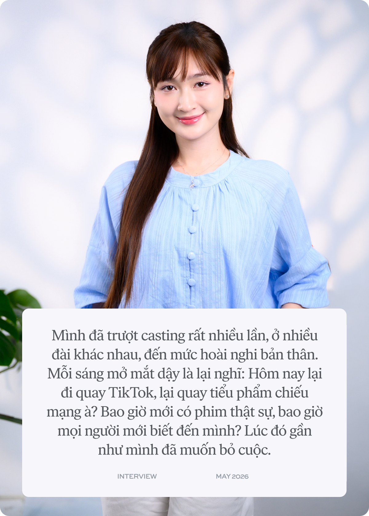 Trang của Bước Chân Vào Đời: 2 năm vô danh đến mức ngại họp lớp, vừa nổi tiếng bố mẹ đã in ảnh dán khắp quán bún bò