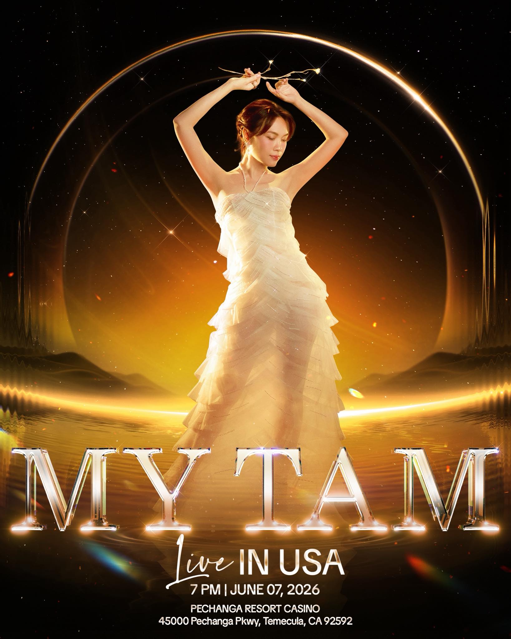 Mỹ Tâm tung poster công bố đêm nhạc cá nhân sẽ được tổ chức tại Mỹ vào ngày 7/6 tới