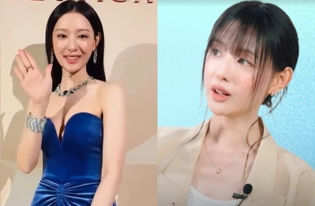So với lần tham dự sự kiện vào cuối tháng 3, Kim Ji Won được nhận xét đã tiếp tục sụt cân, mỡ má của cô dần biến mất. Ảnh: X.