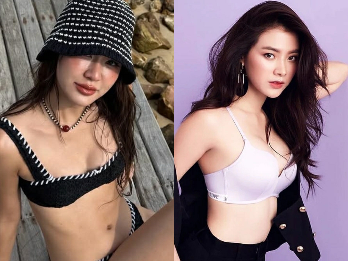 Vậy nhưng, vóc dáng của Malinee C lại chẳng hề kém cạnh so với Baifern. Cả 2 cùng sở hữu vòng eo thon gọn không chút mỡ thừa cùng vòng 1 gợi cảm. Ảnh: IGNV