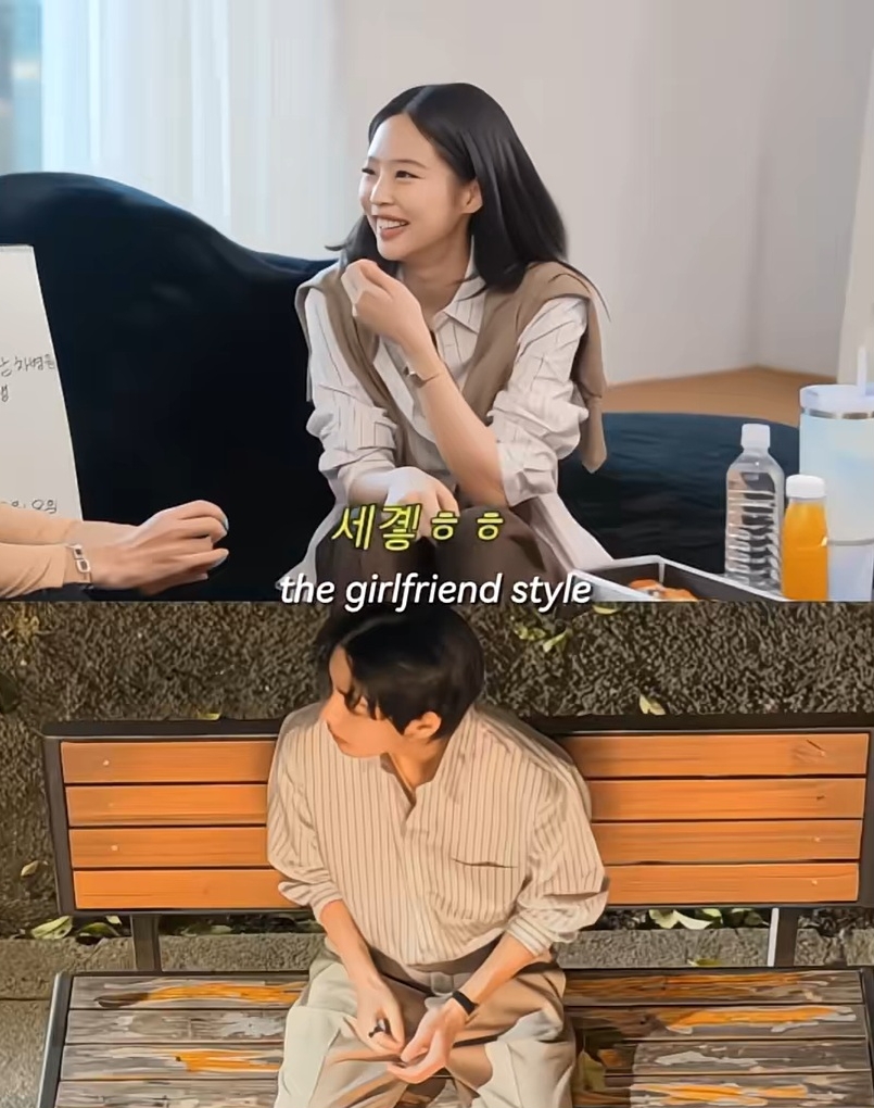 Jennie - V gây náo loạn với hình ảnh nghi diện đồ đôi. Ảnh: X