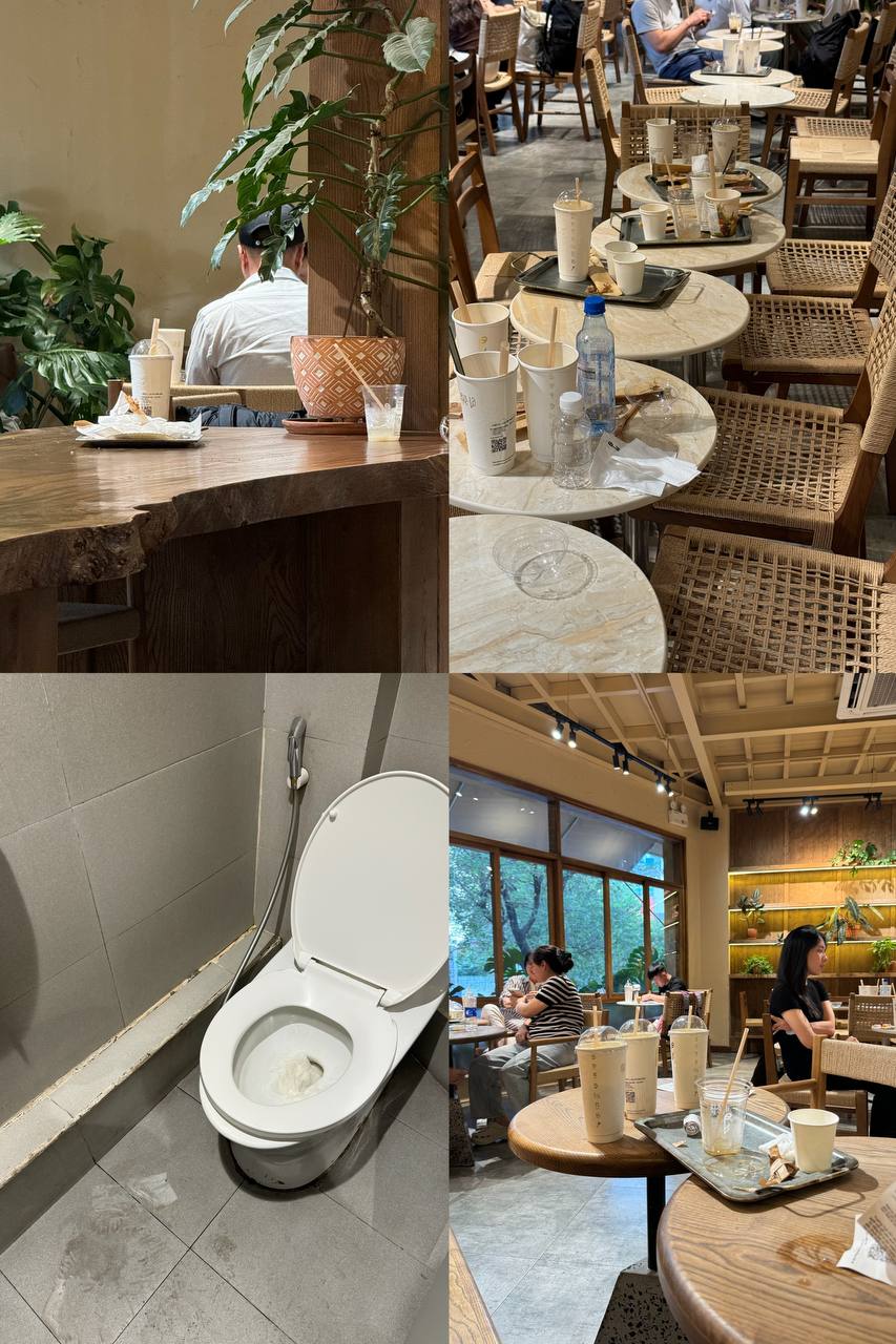 Trải nghiệm hụt hẫng tại chuỗi Phê La, Three O’Clock tại TP.HCM : Không gian nghìn like nhưng vệ sinh lại kém
