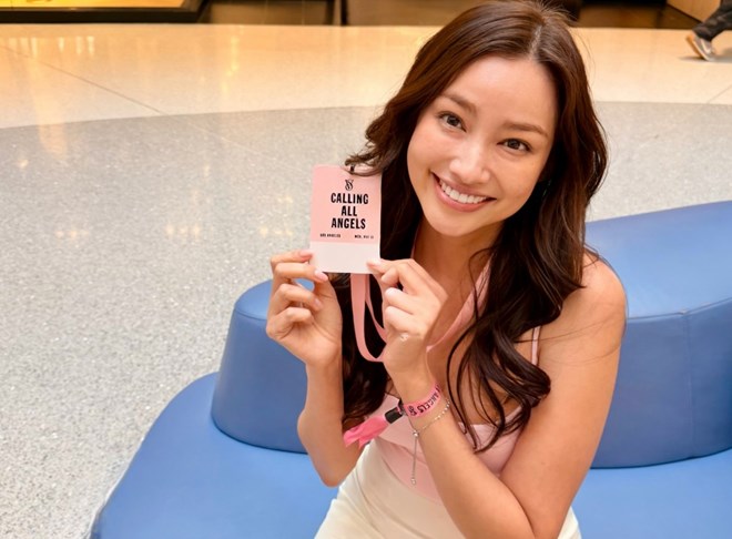 Hình ảnh Trương Tri Trúc Diễm trong buổi casting Victoria’s Secret.