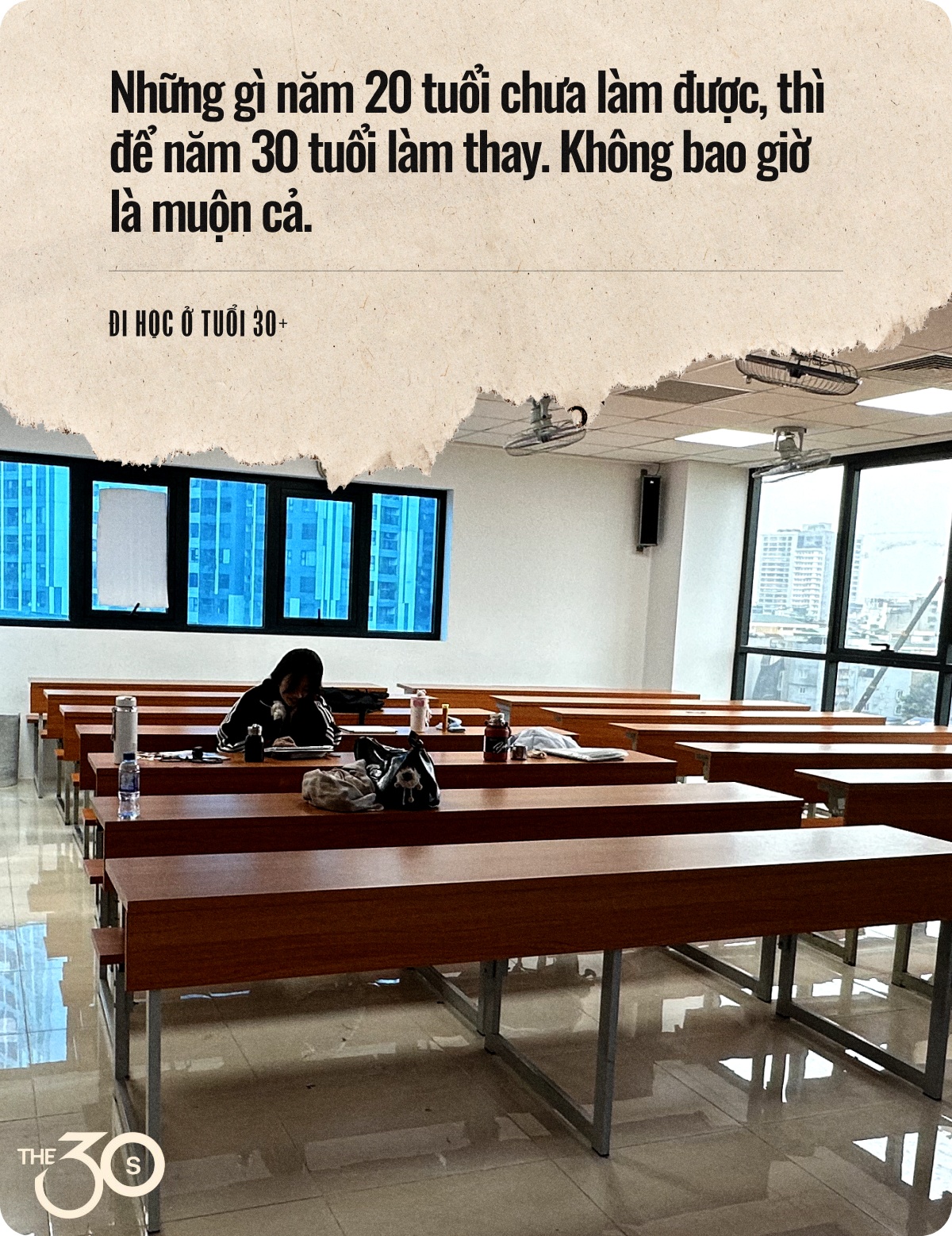 Hơn 30 tuổi đi làm cả tuần, thứ 7 dậy sớm đi học, đi thi: Học với tâm thế khác, có thêm lựa chọn, thêm chỗ dựa, thêm hướng đi