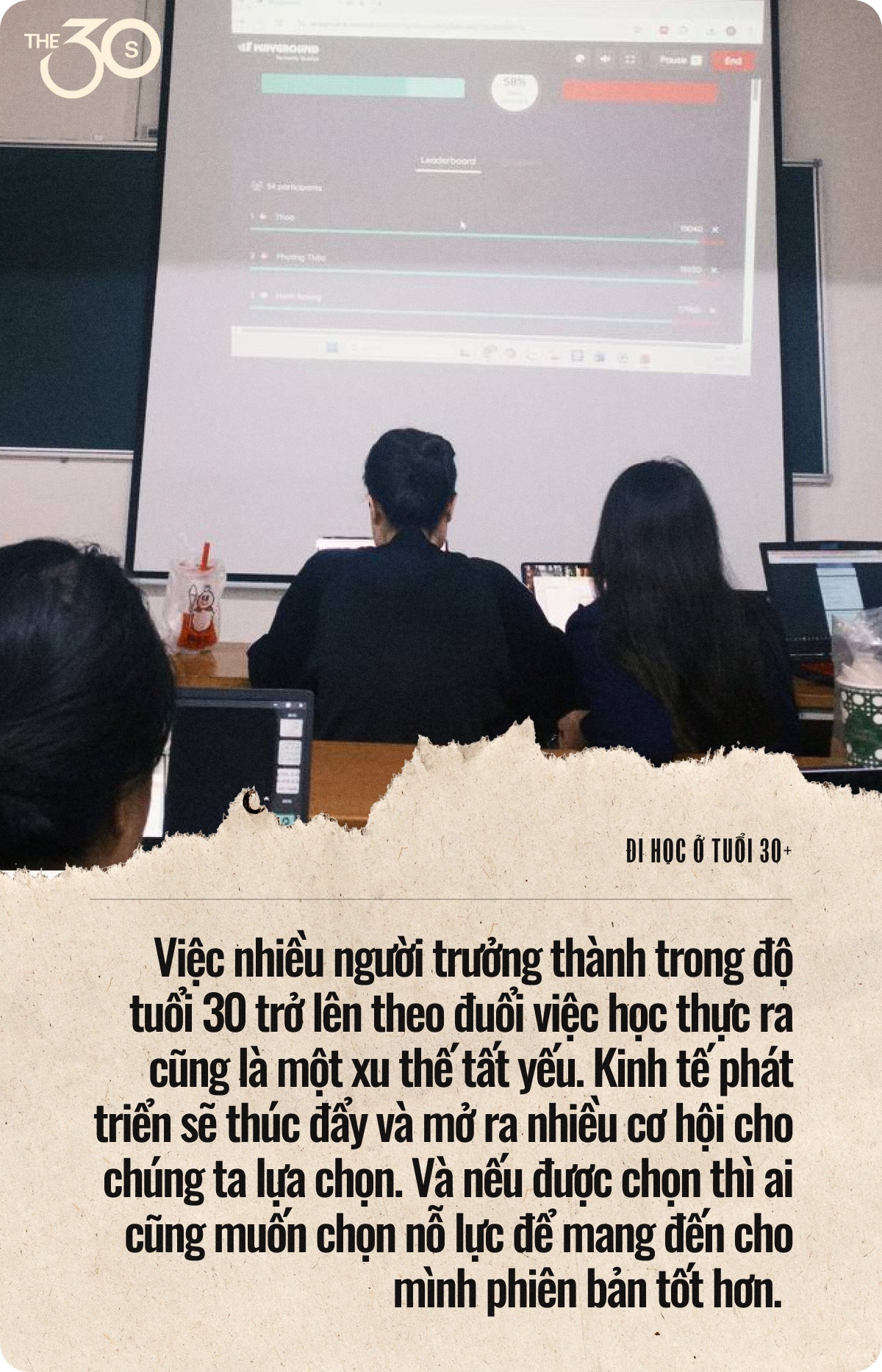 Hơn 30 tuổi đi làm cả tuần, thứ 7 dậy sớm đi học, đi thi: Học với tâm thế khác, có thêm lựa chọn, thêm chỗ dựa, thêm hướng đi