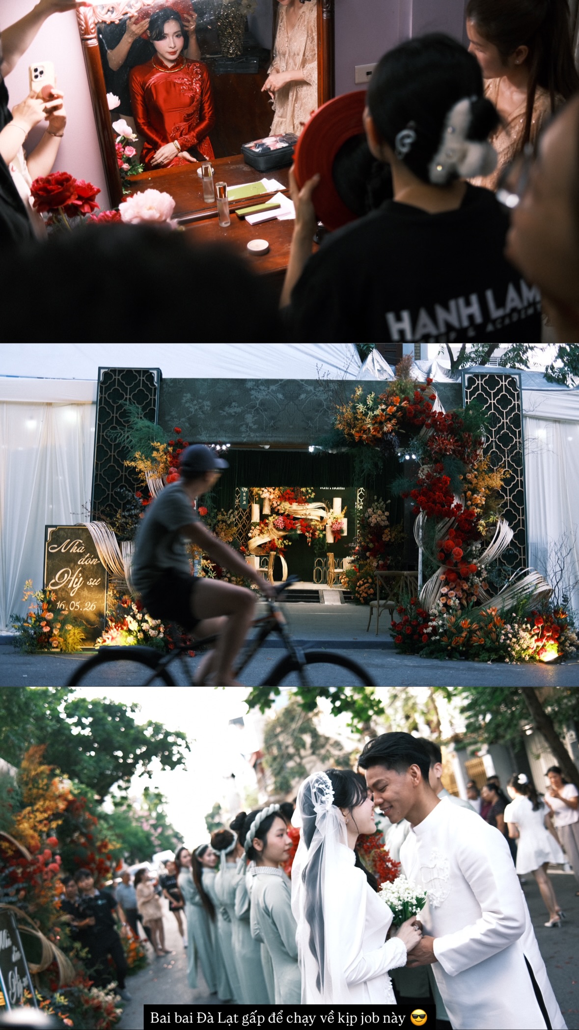 Những hình ảnh nét căng đầu tiên trong đám cưới Văn Thanh - Bích Hạnh (Ảnh: @troc_photography)