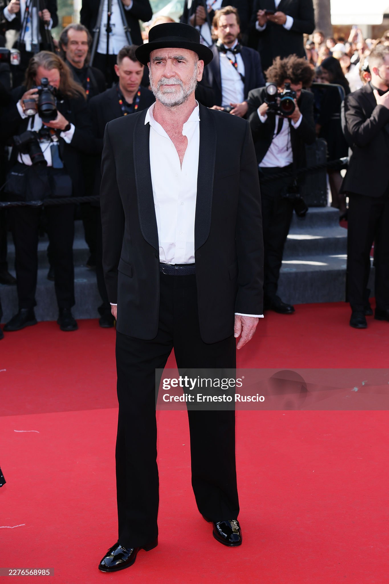 Huyền thoại bóng đá Pháp Eric Cantona. Ảnh: Getty Images