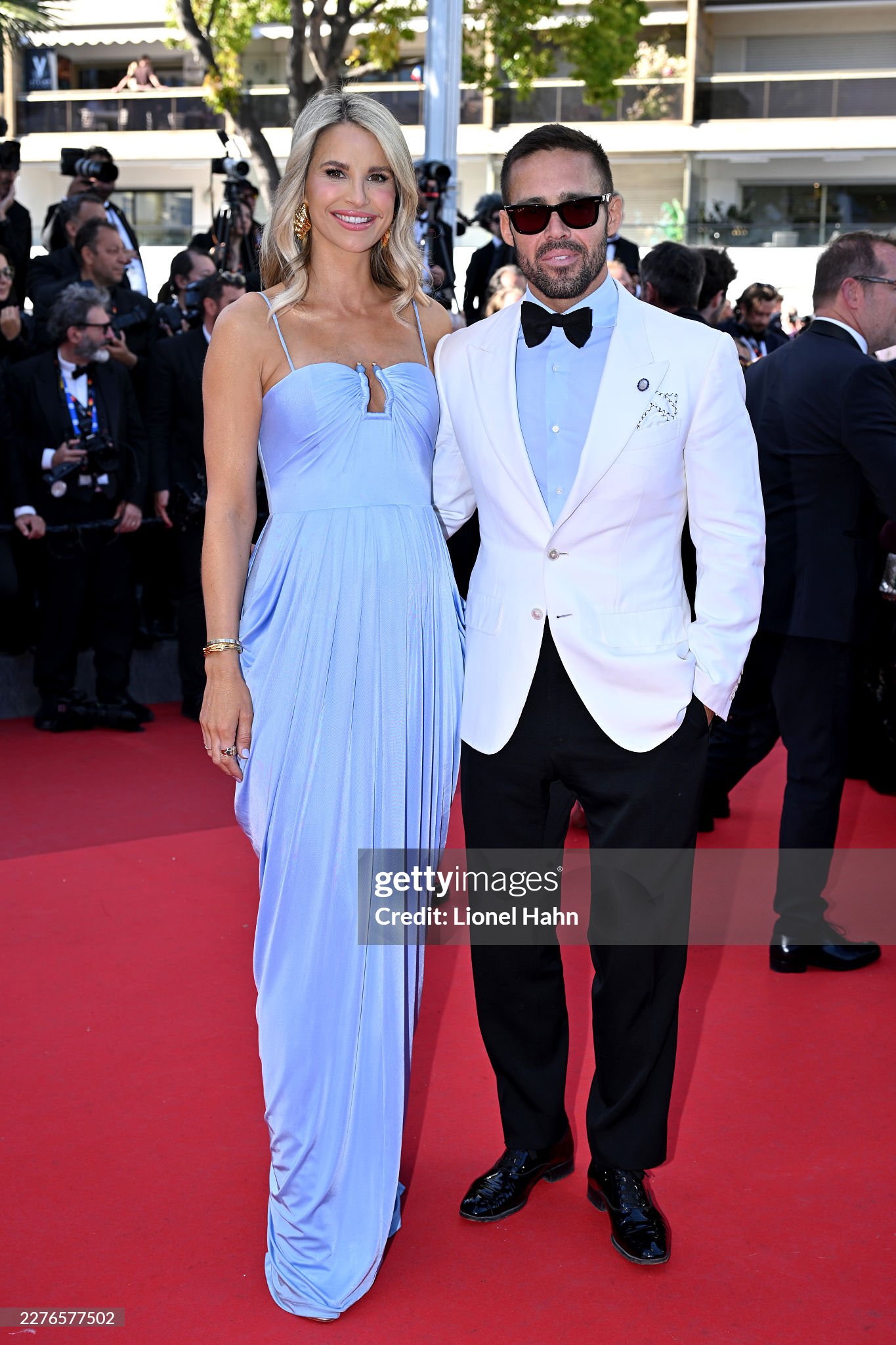 Người mẫu Vogue Williams và chồng Spencer Matthews. Ảnh: Getty Images