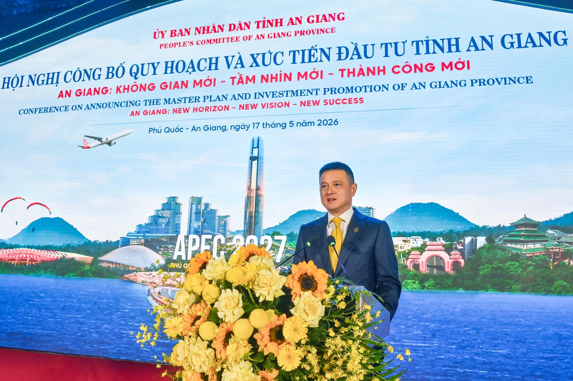 Ông Đặng Minh Trường- Chủ tịch HĐQT Tập đoàn Sun Group phát biểu tại hội nghị.