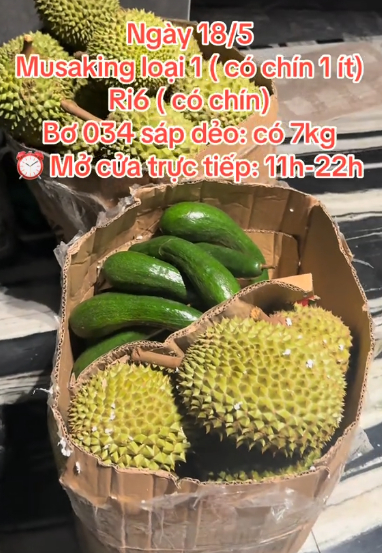 Sau khi viral, hoa quả được gửi xuống bán liên tục, cập nhật đều đặn trên MXH