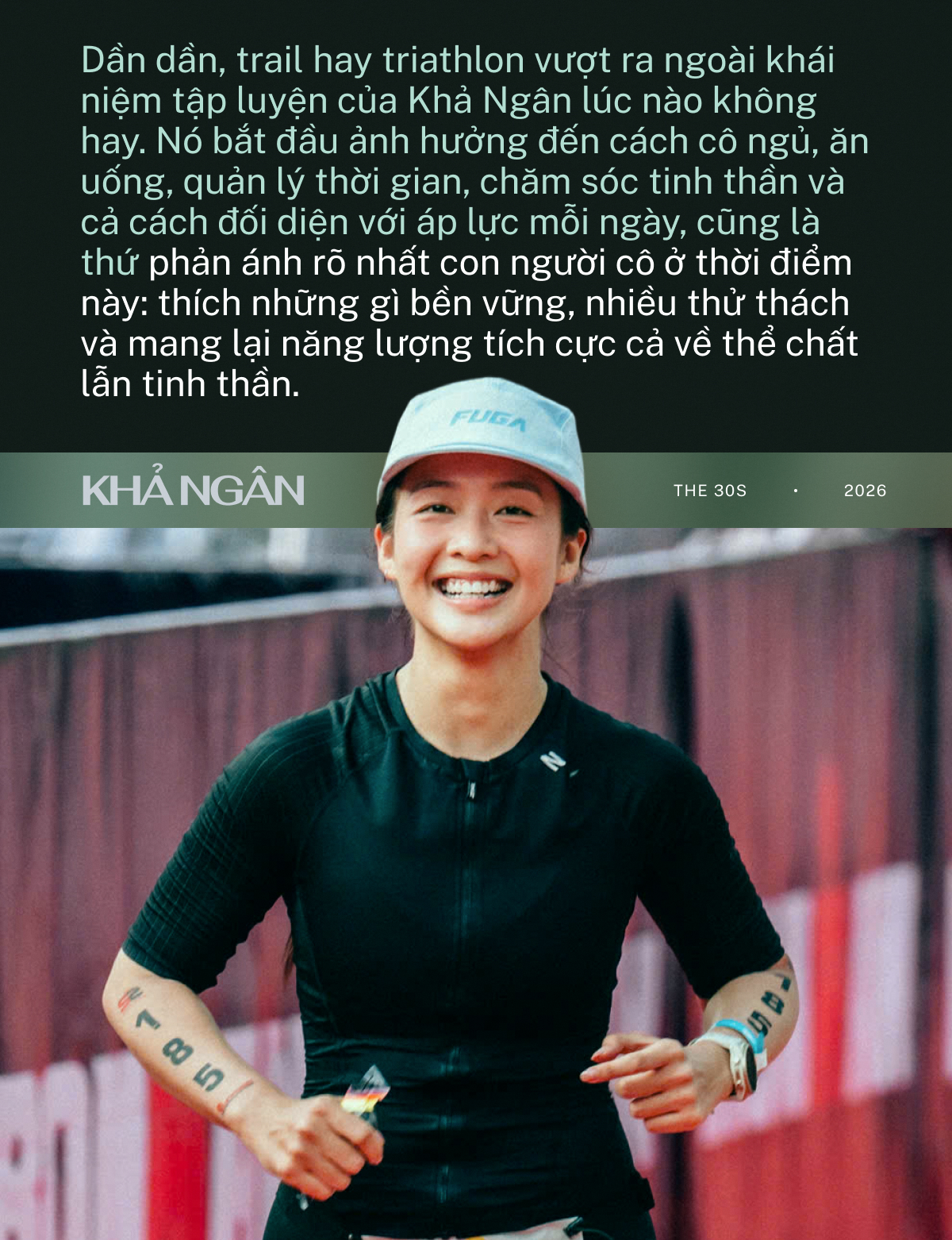 Khả Ngân tuổi 29 tham gia IRONMAN: Chạy bộ, đạp xe, leo núi để tìm lời giải cho câu hỏi mà showbiz không trả lời được