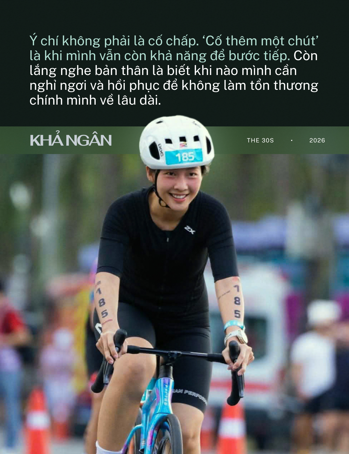 Khả Ngân tuổi 29 tham gia IRONMAN: Chạy bộ, đạp xe, leo núi để tìm lời giải cho câu hỏi mà showbiz không trả lời được
