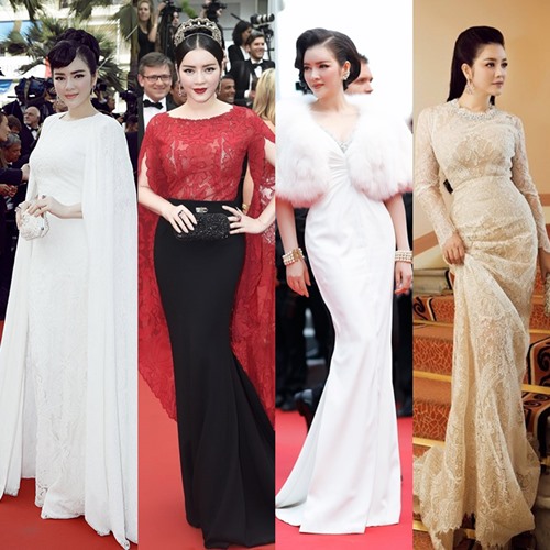 Lý Nhã Kỳ lần đầu tham dự Cannes vào năm 2015 và ngay lập tức gây ấn tượng mạnh bởi phong cách thời trang sang trọng