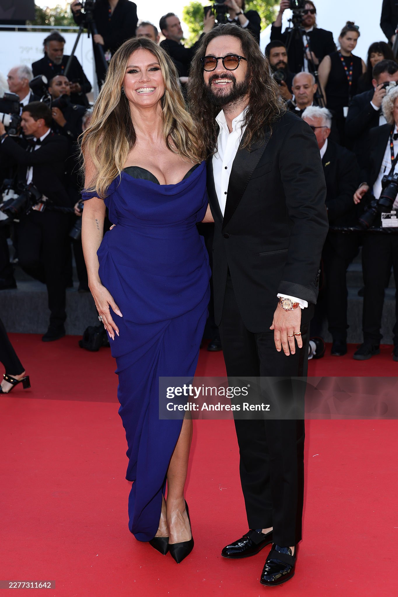 Siêu mẫu Heidi Klum sánh đôi bên chồng Tom Kaulitz. Ảnh: Getty Images
