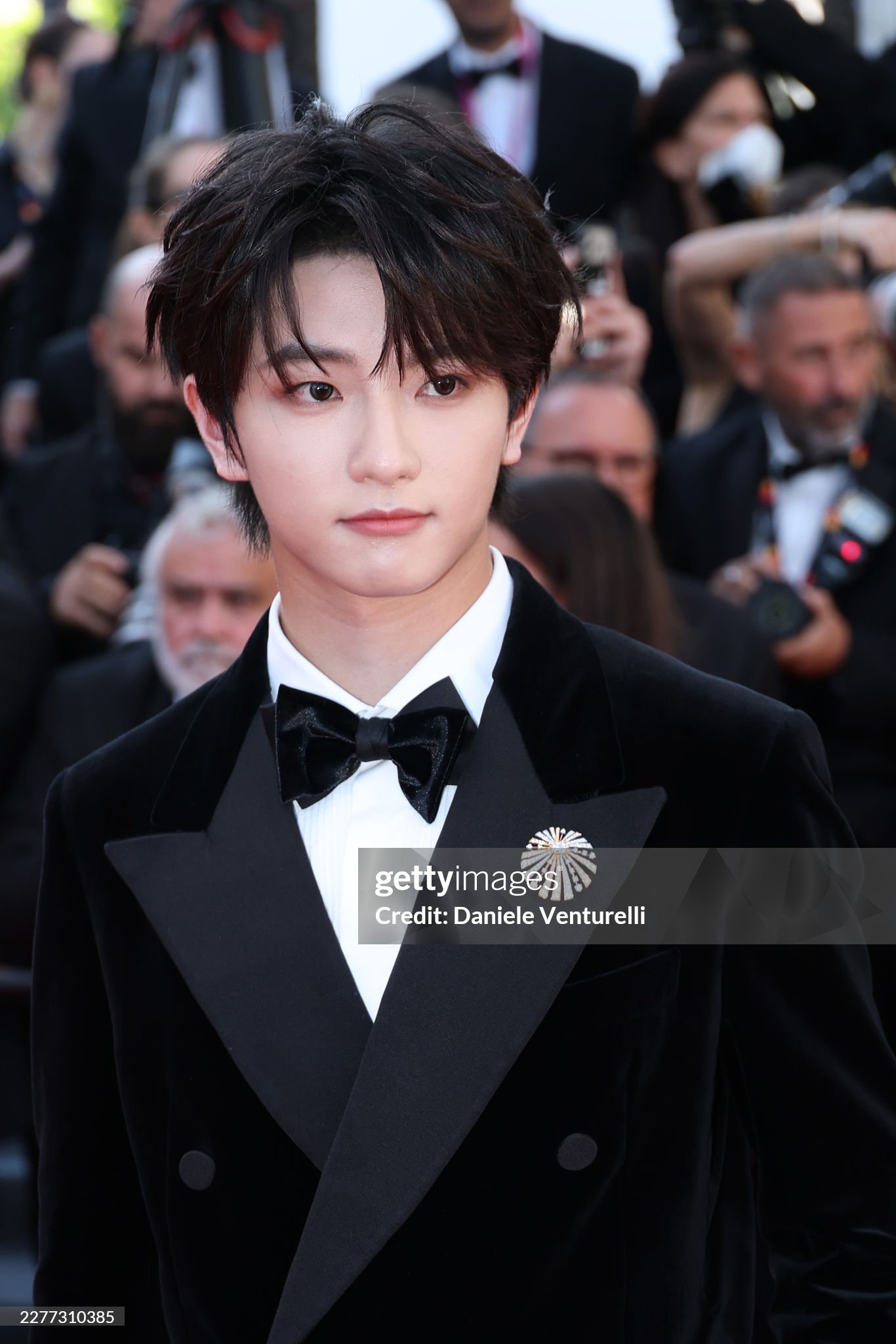 Ca sĩ trẻ Trung Quốc Mục Chỉ Thừa dự Cannes khi mới 18 tuổi. Ảnh: Getty Images