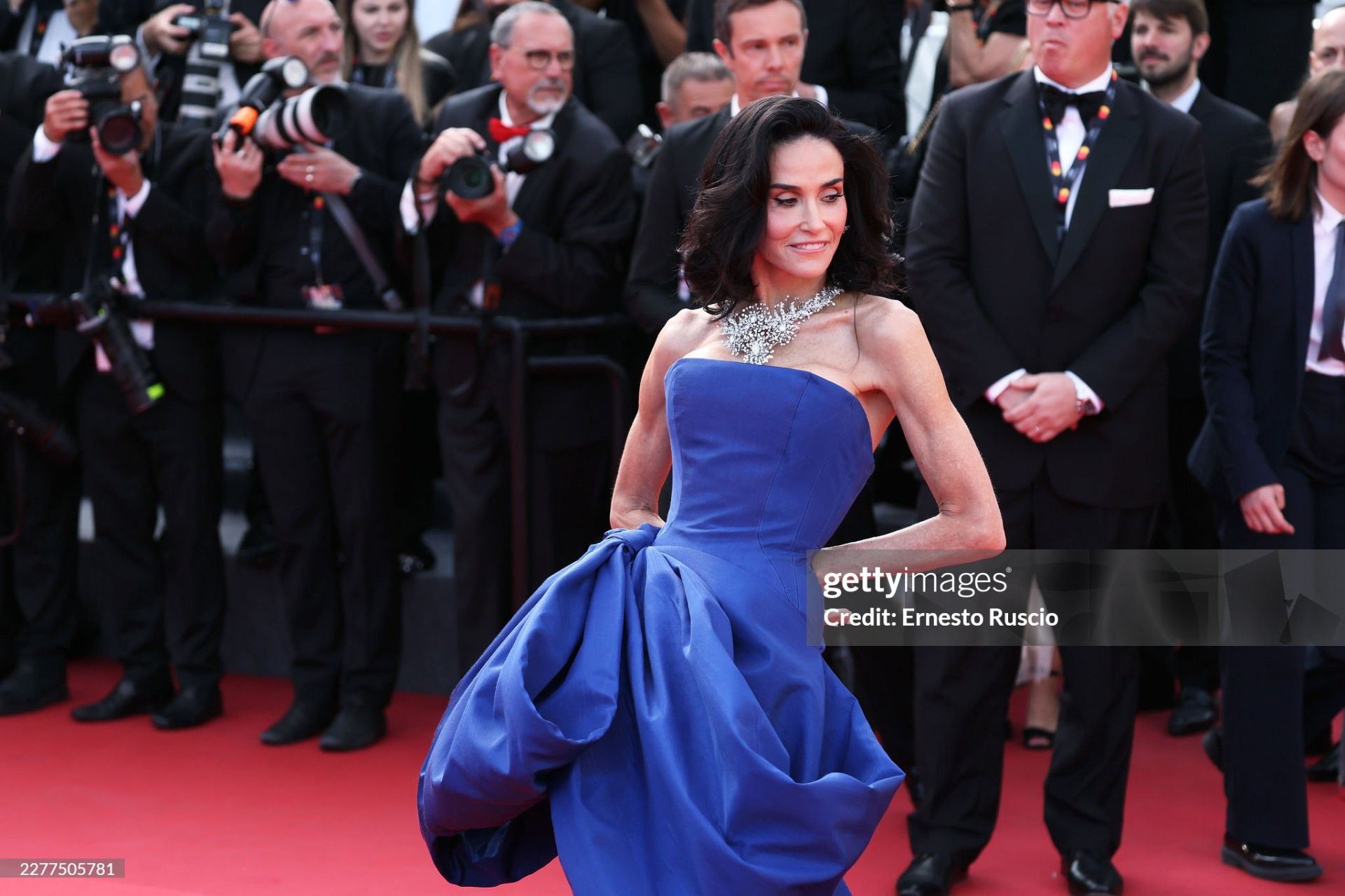 Demi Moore vui vẻ tạo dáng. Ảnh: Getty Images