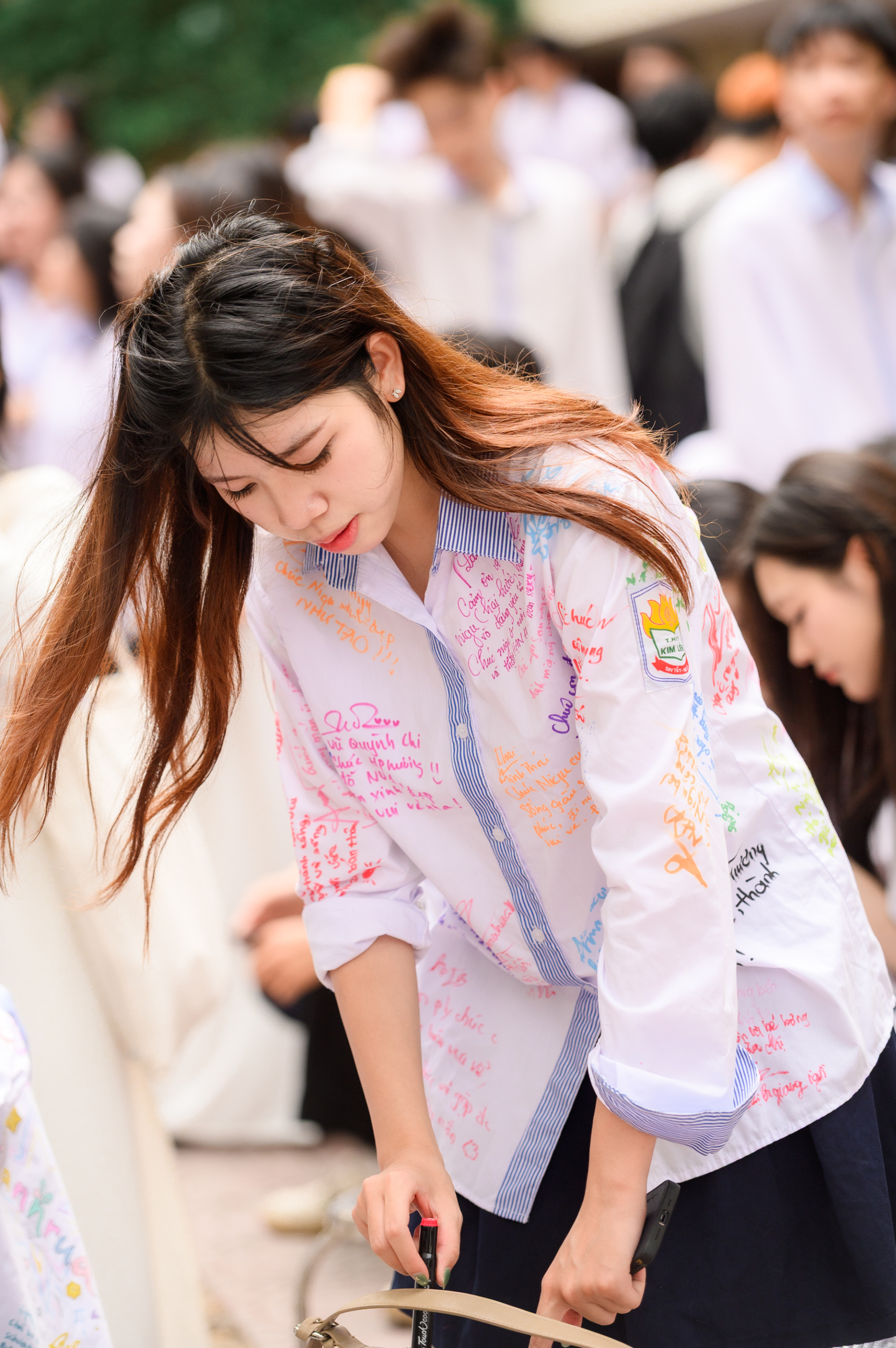 Nữ sinh Kim Liên rạng rỡ trong ngày bế giảng 2026: Thanh xuân đẹp nhất là đây chứ đâu!