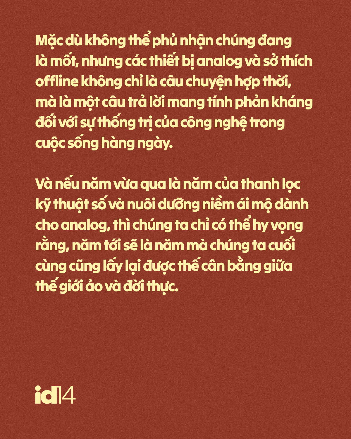 Thế giới ảo bảo rằng sống thực mới ngầu