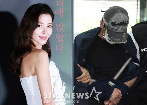 Nghi phạm đột nhập vào nhà Kim Gyuri nhằm cướp tài sản. Ảnh: Starnews