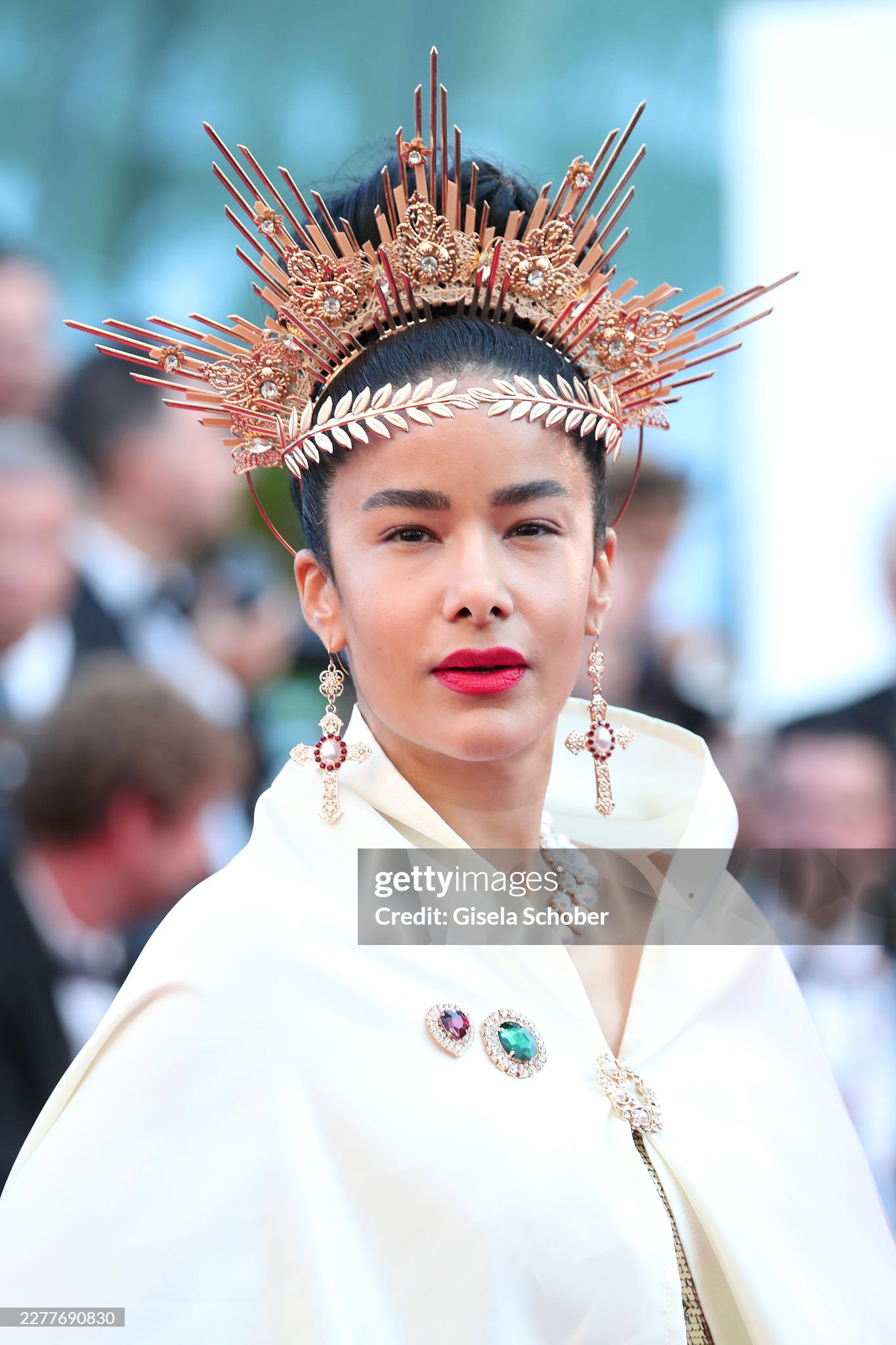 Làm lố nhất hôm nay là Massiel Taveras. Ảnh: Getty Images