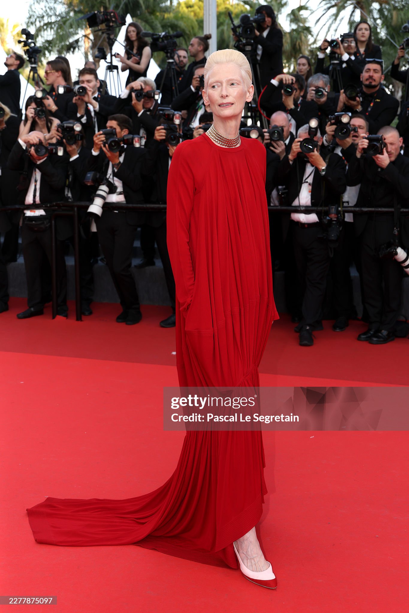 Biểu tượng phi giới tính Tilda Swinton. Ảnh: Getty Images