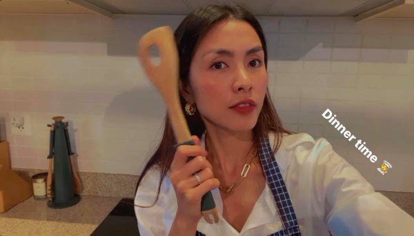Vốn là người đam mê nấu nướng, Tăng Thanh Hà cũng nhiều lần khoe các con cũng chung sở thích với mẹ 