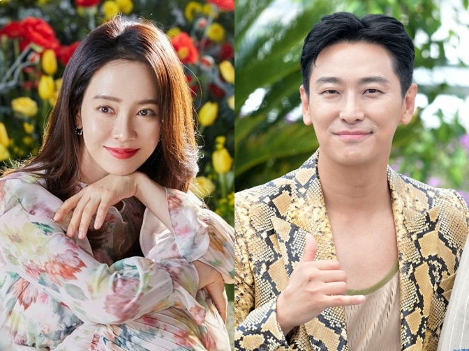 Song Ji Hyo và “Thái tử” Joo Ji Hoon được cho là từng yêu đương sau màn hợp tác ở bộ phim truyền hình ăn khách 1 thời Hoàng Cung. Ảnh: X