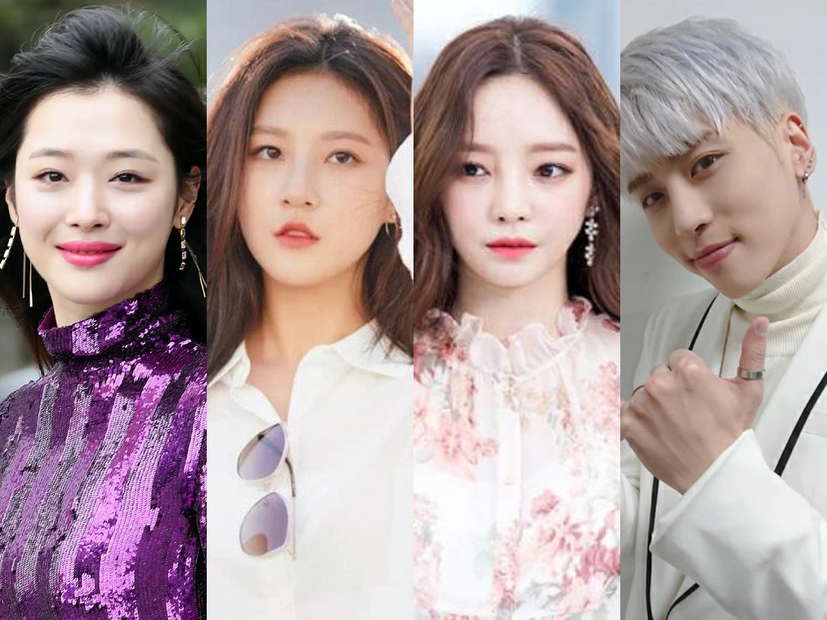 IU bị tố có liên quan tới cái chết của Sulli, Goo Hara, Kim Sae Ron và Jonghyun. Ảnh: Nate