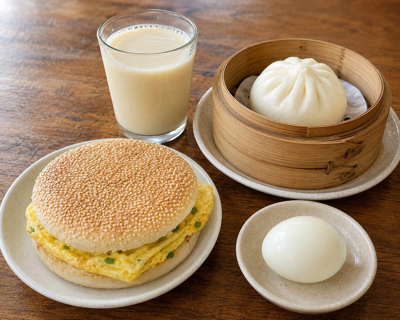 Kiểu bữa sáng được Pan Ruodi duy trì trong nhiều năm
