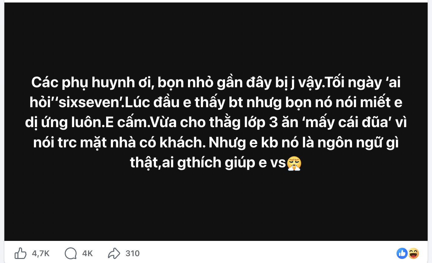 Bài đăng thu hút nhiều sự chú ý từ cư dân mạng