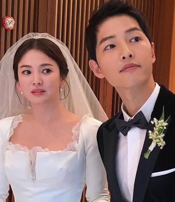 Song Hye Kyo - Song Joong Ki cưới nhau rồi ly hôn chóng vánh. Ảnh: Naver