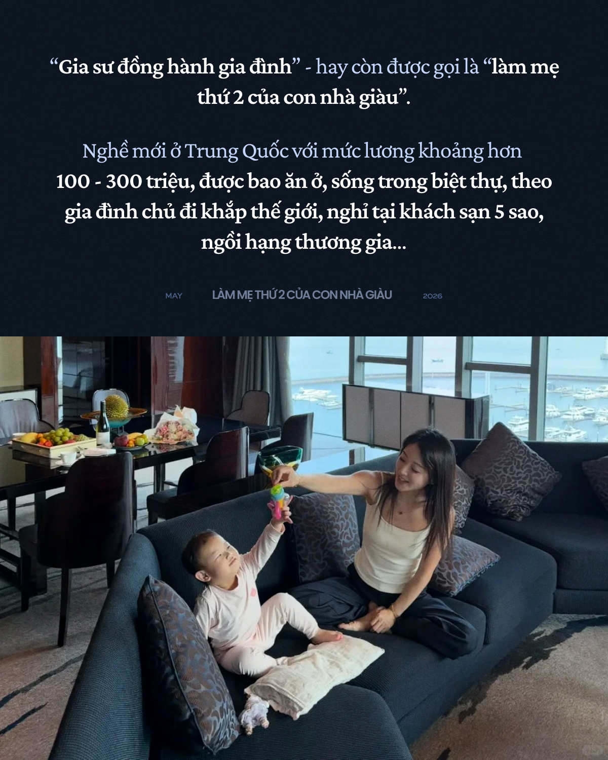 “Làm mẹ thứ 2 của con nhà giàu” - nghề mới nổi giữa cơn sốt nuôi dạy con kiểu thượng lưu: Kiếm hơn 300 triệu/tháng, AI không thay thế được