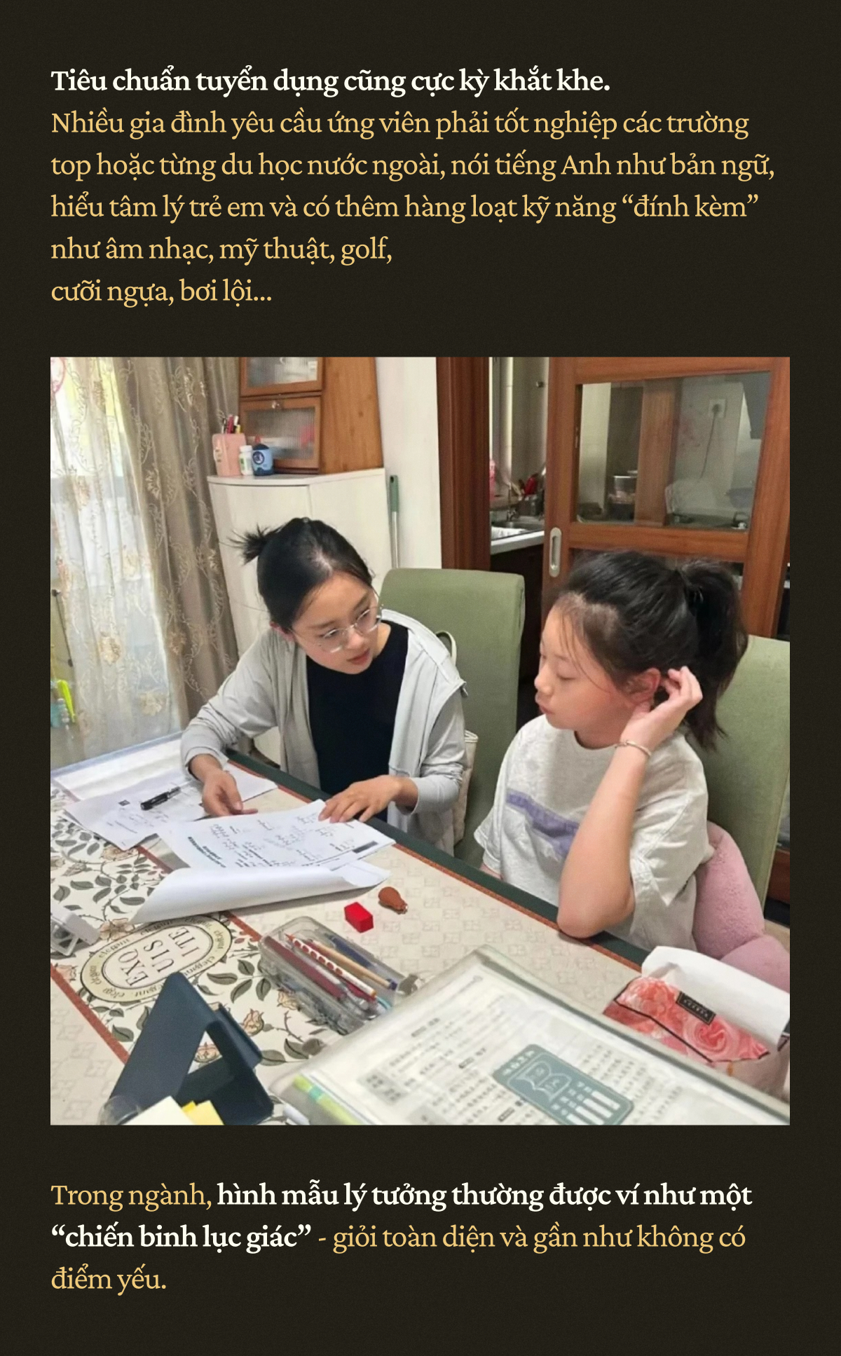 “Làm mẹ thứ 2 của con nhà giàu” - nghề mới nổi giữa cơn sốt nuôi dạy con kiểu thượng lưu: Kiếm hơn 300 triệu/tháng, AI không thay thế được