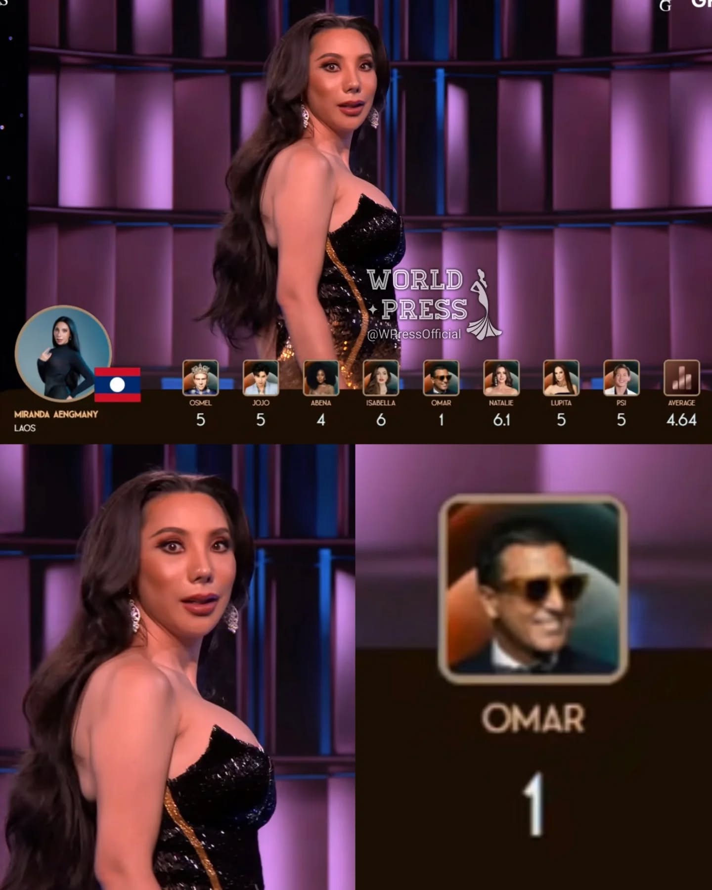 Người đẹp Lào 2 lần nhận điểm 1 từ giám khảo Omar