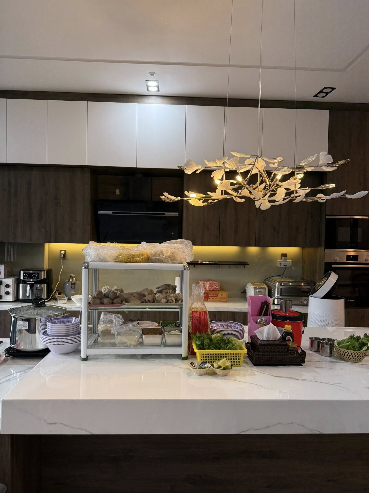 Không gian bếp liên tục được update menu mới