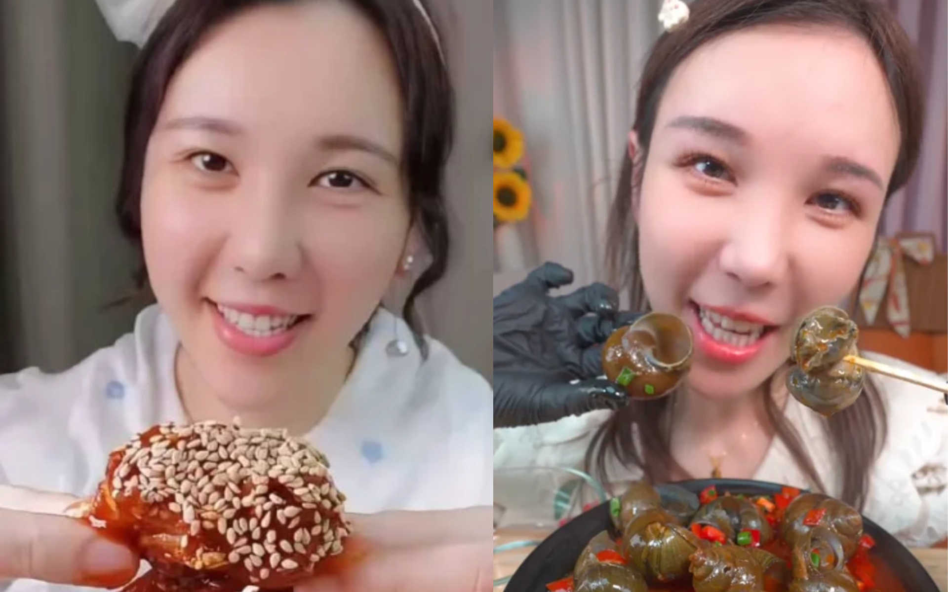 Sự thay đổi từ từ của Tiểu Yến khi làm mukbang